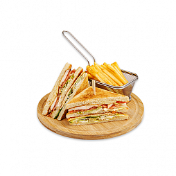 Klab Sendviç və Kartof Fri